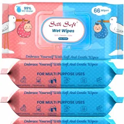 silk soft Multipurpose wipes 66 pulls with lid PACK OF 4-picture-10