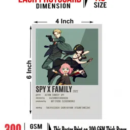 anime verse decor Aesthetic Anime Wall Posters Collage Kit | Pack of 52 A6 (4x6 Inch) Thick Glossy Paper Prints with Free Glue Dots for Bedroom, Dorm & Office Decor Photographic Paper image 3