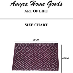 amyra home goods Cotton Door & Floor Mat image 4