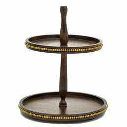 oggn Sanjeev Kapoor Dot Two Tier Server Tray Serving Set image 3