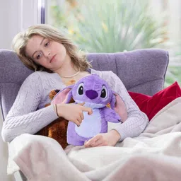Cozy Stitch Teddy with Hot Water Bag, Perfect for Relaxation & Period Cramps- 30 cm-image-1