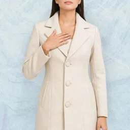 pepzoo Women Solid Double Breasted Casual Blazer-picture-27