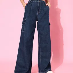 roadster Women High Rise Blue Jeans image 2