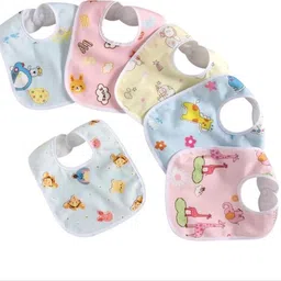 nanhi muskaan Waterproof and Quick Dry Baby Bibs, Pack of 6-picture-13