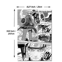 creative poster mart Naruto Itachi Uchiha Anime Manga Wall Poster Set of 20 for Bedroom SIZE A4 Photographic Paper image 3