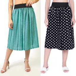 Women Light Blue Capri-image-90