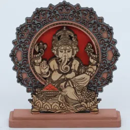 shribalajiarts Laser Cut Design MDF Lord Ganesha Idol image 3