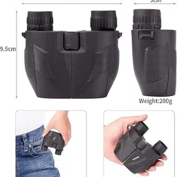 SHARNGA 10x25 Binocular for Long Distance, 10x25 Mini Binoculars Telescopic Binoculars image 4