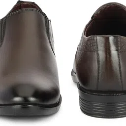 narki Synthetic Leather Textured Horsebit Formal shoes Derby For Men image 4