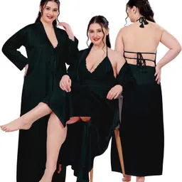 thumka Women Nighty with Robe-picture-10