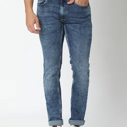 spykar Men Regular Mid Rise Blue Jeans image 1