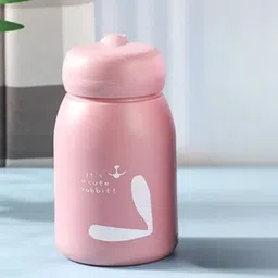 flipkart smartbuy Drinking Leakproof Glass Water Bottle with Carry Silicone Strap Handle Glass 330 ml Bottle image 2