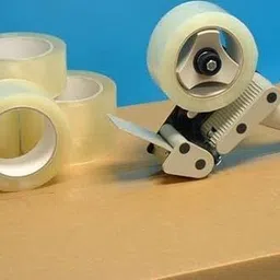 shrisiddhi Single Sided Handheld Adhesive Cello Tape 200 meter length and 2 inch width (Manual) image 4