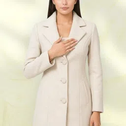 pepzoo Women Solid Double Breasted Casual Blazer image 1