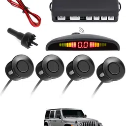 monolive Black Reverse Car Parking Sensor for Universal for All Cars-306 Set of 4 pcs Car Parking Sensors with LED Parking Assistant Kit-306 Parking Sensor-picture-43