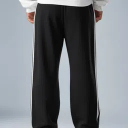 dockstreet Men Solid White Track Pants image 4