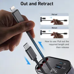 ezerio 44 W Qualcomm Certified Turbo Car Charger image 3