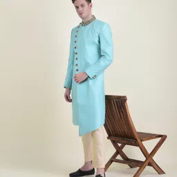 HOUSE OF DEYANN Woven Sherwani-picture-17