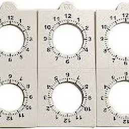 rci Clock Wise Coin Holder Size 01 To 07 Each Size 5 Pcs Total 35 Count Coin Bank image 3