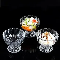 moozico Glass Serving Bowl Glace Ice Cream Bowls Dessert Bowls Sundae Bowls Set 150 ml (6) image 3
