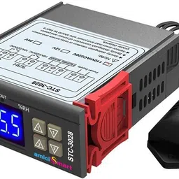 amicismart Thermostat 10A Temperature Humidity Regulating Device for Incubator, NTC Sensor Temperature Sensor and Controller Electronic Hobby Kit-picture-16