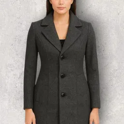 pepzoo Women Solid Double Breasted Casual Blazer-picture-15