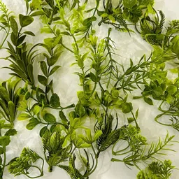 litleo 50 count Artificial Leafs for Art, Project, Decoration Artificial Plant-picture-33