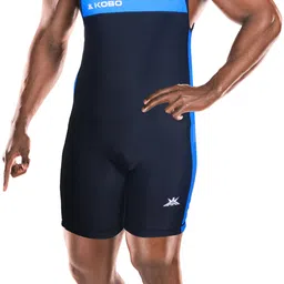 kobo Wrestling Singlets for Men Women Nylon Elastane Flat Lock Seam, Gel Grip 240 GSM Men Compression-picture-11