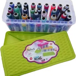 aezzo 1 Pcs. Double Layer 36 Thread Spool Reel Hole Empty Sewing Kit Box. Sewing Kit image 4