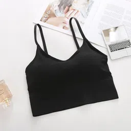 gured Women Cami Bra Lightly Padded Bra image 2