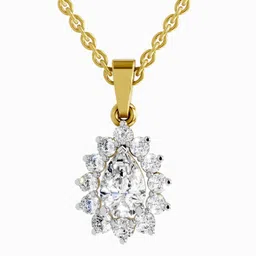Sparkles Lab Grown Diamond 14kt Yellow Gold Pendant-picture-11
