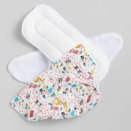 rbastic Reusable Cloth Diaper with Absorbent Inserts Animal World Print image 4
