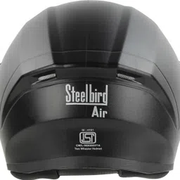 steelbird air SBA-19 R2K HI-QUALITY FLIP-UP BLACK 580 MM Motorsports Helmet image 3