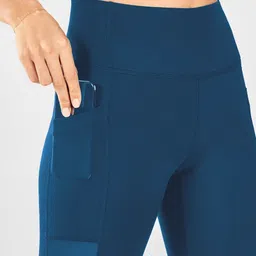 flingr Solid Women Blue Cycling Shorts image 3