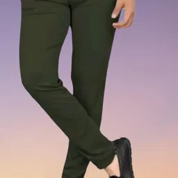 civira trending Men Slim Fit Multicolor Cotton Blend Trousers image 1