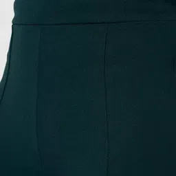 xzeezz Women Regular Fit Dark Green Viscose Rayon Trousers image 5