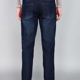 metronaut Men Slim Mid Rise Dark Blue Jeans image 4