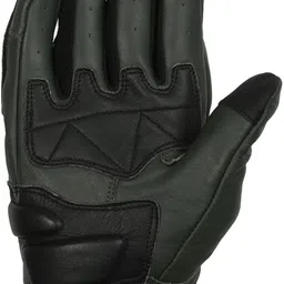 royal enfield Bravado | Knuckle Protection & Abrasion Resistance Leather Riding Gloves image 5