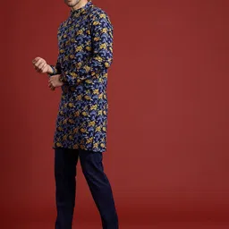 anouk Men Pure Cotton Kurta Pant Set image 5