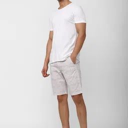 peter england Printed Men White Regular Shorts image 5