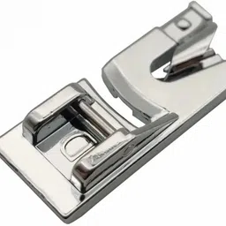 wiselife Metal Stainless Steel Narrow Roll Edge PIKO Foot for Automatic Sewing Machines (Singer/Usha/Brother) with Snap-On image 2