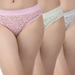 Women Hipster Multicolor Panty-image-30