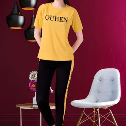 de trendz Printed Women Track Suit image 1