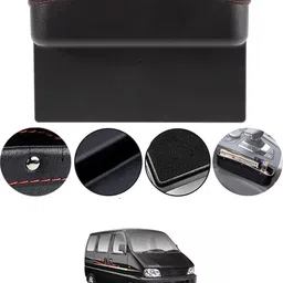 maties Universal Car Side Seat Gap Pocket With Phone,Key,Coin,Wallet Holder Black-83 Car Side Seat Catcher-picture-23