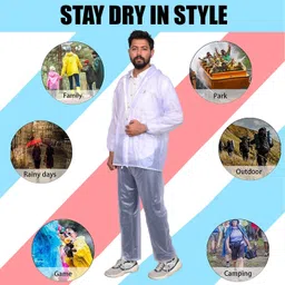 hacer Solid Men Raincoat image 3