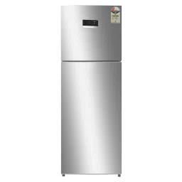 BOSCH Series 4 334 Litres 2 Star Frost Free Double Door Convertible Refrigerator with VarioInverter Compressor (CTC35S02NI, Shiney Silver) image 1