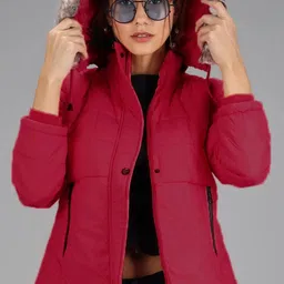 elanhood women winter jacket Women Solid Quilted Jacket-picture-20