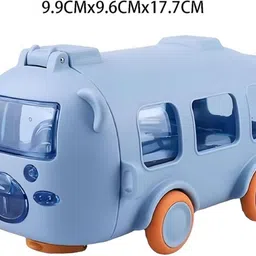 gulabi streets collections Cool Cute Bus 500 ml Water Bottle image 4