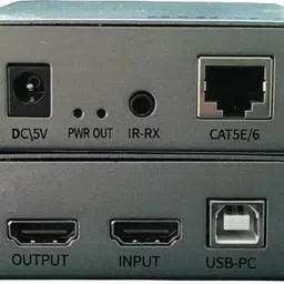 RAMEX Pair of HDMI USB KVM Extender Over Cat5e/6 Upto 200M 1 Ports 1000 Mbps Network Switch image 2