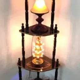 dph 5 Shelve/Tier MDF Wall Corner Stand, Floor Standing, , Shelf Living Room Corner Bedroom, Multipurpose Corner, Wooden Corner, Wooden Wall Shelf-picture-12